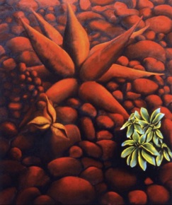 Flowering Stone
Oil 152 x 130